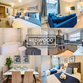Newly Refurbished Spacious Serviced Apartment for Contractors and Families, FREE WiFi & Netflix by REDWOOD STAYS